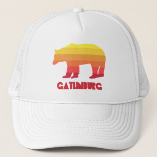 Gatlinburg Tennessee Rainbow Bear Truckerkappe