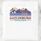 Gatlinburg Tennessee Rechteckiger Aufkleber (Tasche)