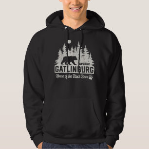 Gatlinburg Tennessee Schwarzer Bär Grosses Smoky-G Hoodie