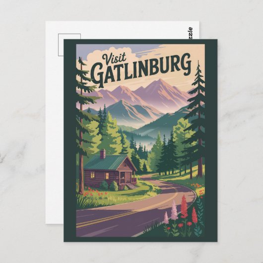 Gatlinburg Tennessee - Südtirol - Südtirol Postkarte (Vorne/Hinten)