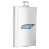 Gatlinburg Tennessee Wood Grain Flachmann (Rechts)