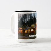 Gatlinburg, Tennessee Zweifarbige Tasse (Vorderseite Links)