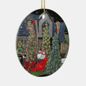 Gatlinburg Weihnachtsverzierung Keramik Ornament (Rechts)