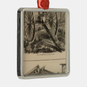 Gatling Gun Company Schuyler, Hartley und Graham Silbernes Ornament (Rechts)