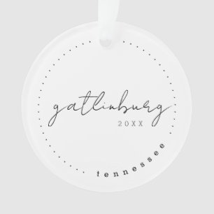 Gatlingburg, Tennessee Travel Vereinte Staaten Sim Ornament