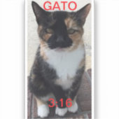 GATO 3:16 Aufkleber (Vorderseite)