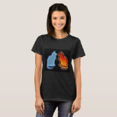 gato agua y fuego T-Shirt (Vorne ganz)