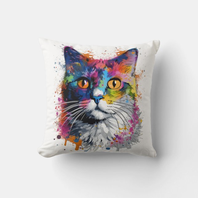 Gato caleidoscopio kissen (Vorderseite)