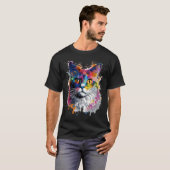 Gato caleidoscopio T-Shirt (Vorne ganz)