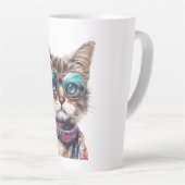  Gato Cool con Lentes  Milchtasse (Rechte Ecke)