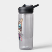  Gato Cool con Lentes  Trinkflasche (Links)