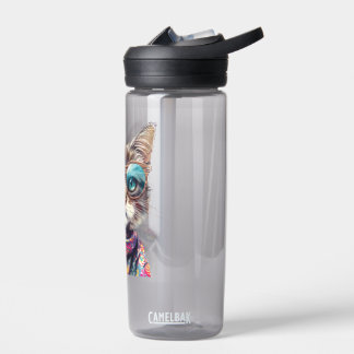 Gato Cool con Lentes Trinkflasche