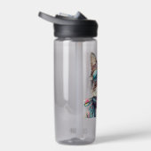  Gato Cool con Lentes  Trinkflasche (Rechts)
