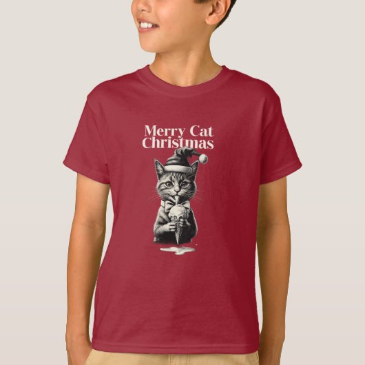 Gato en la hierba. T-Shirt (Vorderseite)