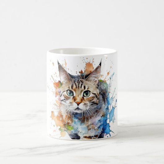 Gato en movimiento: belleza y gracia kaffeetasse (Mittel)