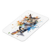 Gato en movimiento: belleza y gracia magnet (Linke Seite)