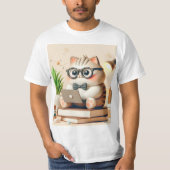 Gato informático 3D T-Shirt (Vorderseite)