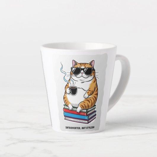 Gato Introvertido con Estilo Milchtasse (Rechte Ecke)