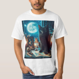 Gato negro y tarot T-Shirt