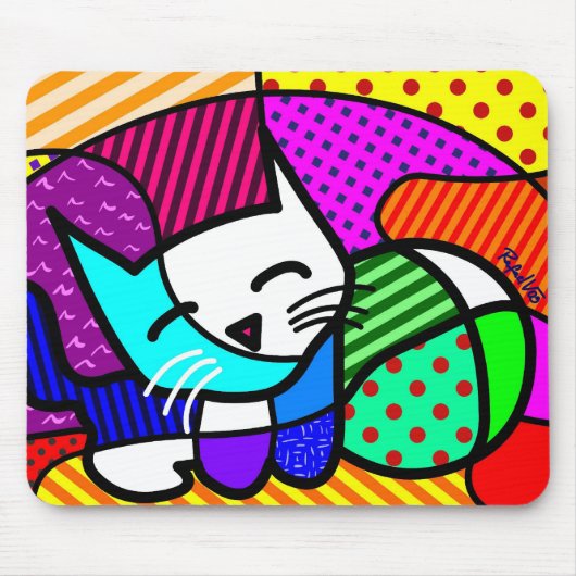 Gato Pop Mousepad (Vorne)