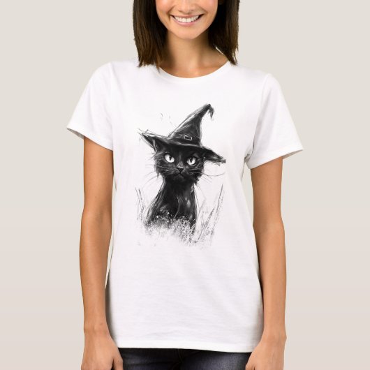 Gato Preto T-Shirt (Vorderseite)