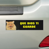Gato - Que Dios Ti Guarde (kann Gott-Uhr über Autoaufkleber (Auf Auto)