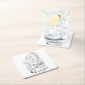 Gato Rechteckiger Pappuntersetzer (Vor Ort)