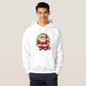 Gato Santa Claus Hoodie (Vorne ganz)