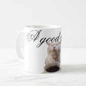 Gato tomando cafe kaffeetasse (Vorderseite Links)