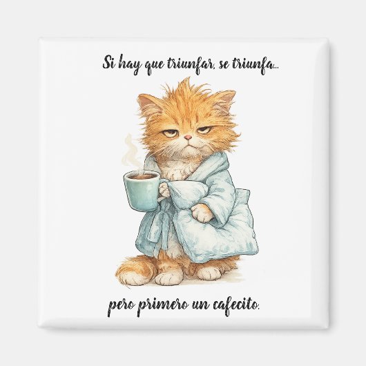 gato triunfador magnet (Vorne)