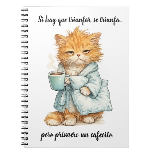 gato triunfador notizblock (Vorderseite)
