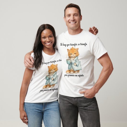 gato triunfador T-Shirt (Unisex)