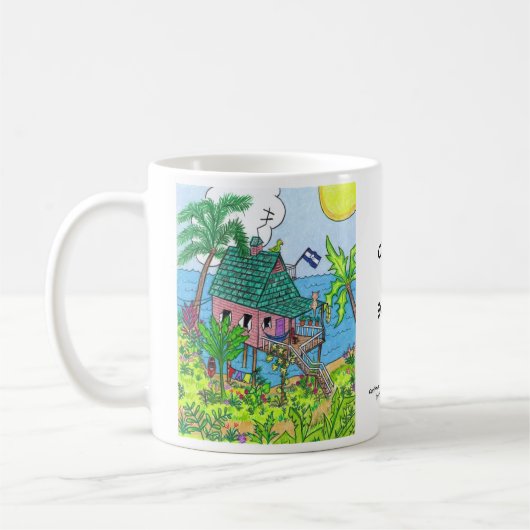 Gato y loro cup kaffeetasse (Links)