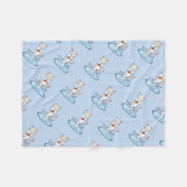 Gato Yoga Fleecedecke (Vorderseite (Horizontal))