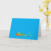 Gator a' Drift Karte (Gelbe Blume)