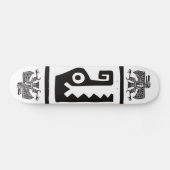 Gator & Adler, mexikanische Hieroglyph(Maya) Skateboard (Horizontal)