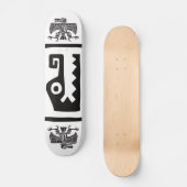 Gator & Adler, mexikanische Hieroglyph(Maya) Skateboard (Vorderseite)