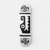 Gator & Adler, mexikanische Hieroglyph(Maya) Skateboard (Vorderseite)