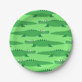 Gator Alligator Crocodile Kinder 1. Geburtstag Par Pappteller