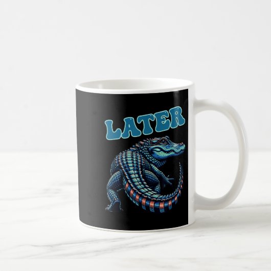 Gator Alligator Graphic Kaffeetasse (Rechts)