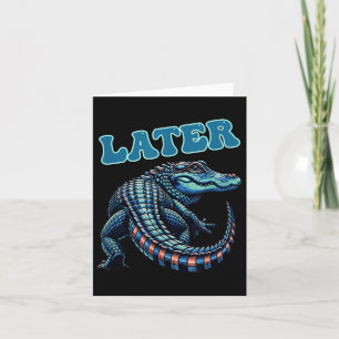 Gator Alligator Graphic Karte