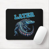 Gator Alligator Graphic Mousepad (Mit Mouse)