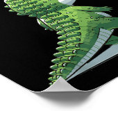 Gator Alligator Graphic Poster (Ecke)