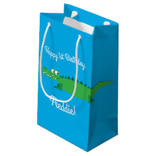 Gator Alligator Krokodile Kinder 1. Geburtstag Par Kleine Geschenktüte