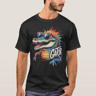 Gator Alligator Sonnenbrille T-Shirt