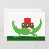 Gator auf der Go Moving Postkarte (Vorne/Hinten)