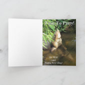Gator Birthday Party Karte (Innenseite)