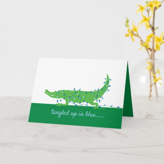 Gator Blues Karte (Gelbe Blume)