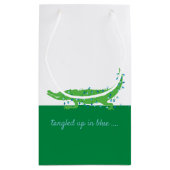 Gator Blues Kleine Glossbeutel Geschenktüte (Rückseite)