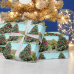 Gator Christmas Tree Wrapping Paper Roll Geschenkpapier<br><div class="desc">Foto eines Weihnachtsbaumes mit Alligatoren,  die ihn auf diesem Umhüllungspapier umgeben. Gator Christmas Tree Wrapping Paper Roll</div>